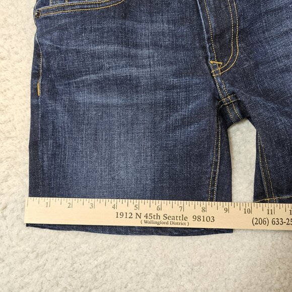 True Religion Jean Shorts Lauren Women’s 24 6" Inseam Blue Made In Italy Stretch - Picture 11 of 14